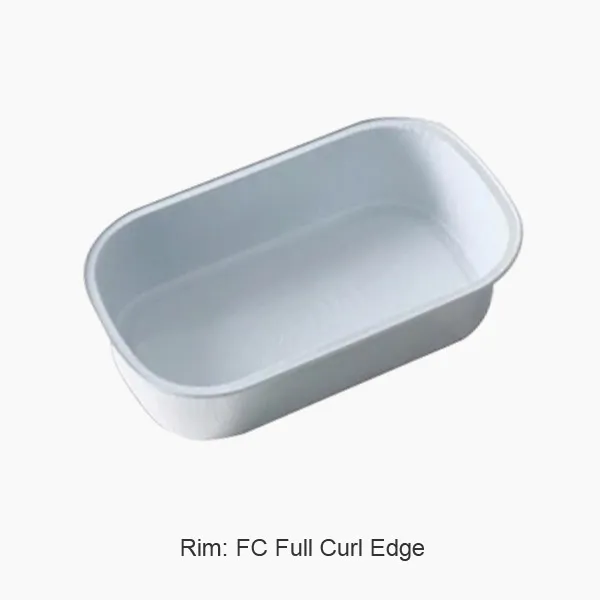 Bijela lakirana tepsija za letenje